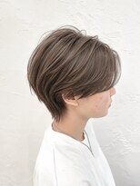 エルズ 大宮店(ailes) ダークパープル/ナチュラルショート/ミルクブラウン/夏/大宮