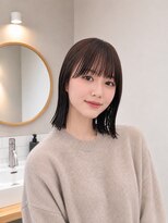 フォト 新宿三丁目(foto)&nbsp;髪質改善地毛風縮毛矯正くびれレイヤー切りっぱなしボブ