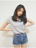 【GOOD DAY HAIR】《miwa》重めAラインミディスタイル☆ 下北沢