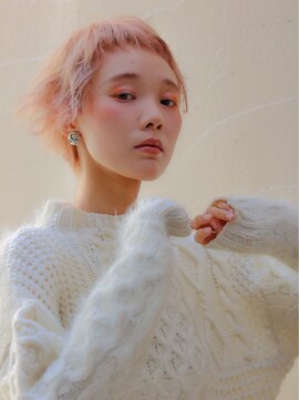 オーブ ヘアー ガーデン 渋谷店(AUBE HAIR garden) 外国人風ハイトーンカラー ショートヘア
