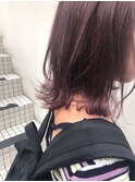 パープルカラー_マニッシュショート,ネイビー,フレンチボブ