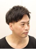 【ヨシザワ人形町】20代30代ビジネスツーブロックアップバング