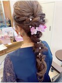 編みおろしアレンジ