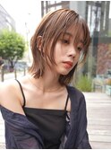 20代30代/小顔ひし形/大人かわいい/ウルフ/ミディアムレイヤー