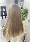 ケアブリーチダブルカラーラテグレージュミルクティーベージュ