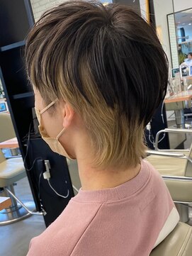 ディフィーノ 青山(DIFINO) メンズ/ウルフ/インナーカラー