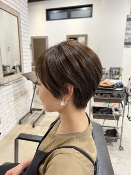 ディッシュ 五反田(dish) 五反田駅駅美容院☆ショート/ブラウン