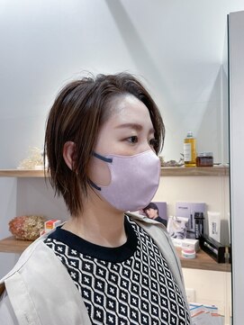 リミックス 南国店(remix) チョコグレージュショート