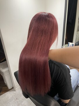 ラフ 難波店(LAFF) #黒髪#ボブルフ#ネビージュ#小顔#ワンレン