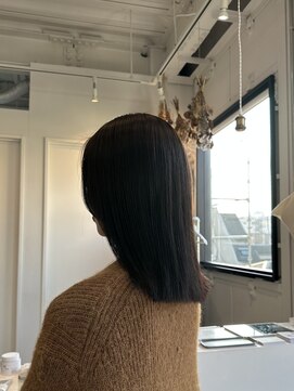 ロカ 表参道(loka) アッシュ/セミディ［表参道/髪質改善/ハイライト］