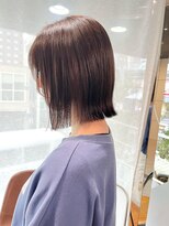 ヘアーアンドメイク ビス(HAIR&MAKE bis) パツっと切りっぱなしボブ!成人式後のイメチェンお任せ下さい♪