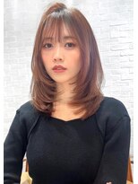 レイラバイアフロート 吉祥寺(Lila by afloat)&nbsp;たっぷりレイヤー/レイヤーカット/韓国ヘア/オレンジブラウン