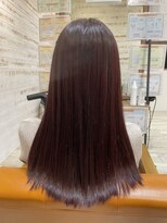 アンソレイユ ヘアー ガーデン(ensoleille hair garden) ピンクカラー