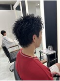 MEN'S HAIR カルマパーマ ダークアッシュ ニュアンスパーマ