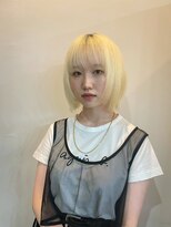 サクラ オモテサンドウ(SAKURA)&nbsp;抜きっぱなしブリーチ×フェイスレイヤー◎表参道