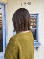 エイミーバイアフロート(amie by afloat) 肩上ぱっつんボブ