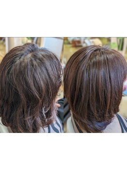 <板宿駅から徒歩1分>オーガニックヘナで頭皮を元気に！育毛促進効果でボリュームUPツヤコシある元気な髪へ