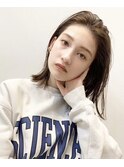 #小顔#外ハネボブ#ミディアム#美髪#イメチェン