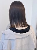 切りっぱなし/ぷつっと/ボブ/ぱつっとボブ/髪質改善/縮毛矯正