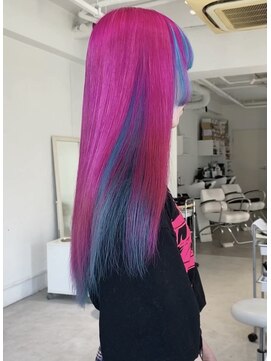 ターン ヘアー(TAAN HAIR) ピンク×ブルー