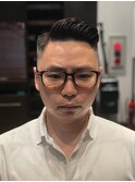 サイドパート フェードパーマ