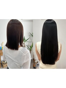 髪質改善に精通しているスタッフがあなたの髪を中から綺麗にします☆こだわりの商材で大満足の仕上がり♪