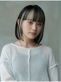 デザインカラー☆顔周りインナーカラー
