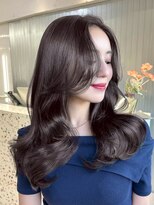 オニキス(ONYX)&nbsp;e84韓国ヘアーブリーチ無しココアグレージュレイヤーカット