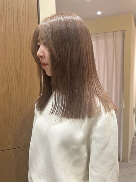 イーズ(ease.) ミルクティー/切りっぱなしカット