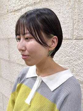 ハピネス 河原町店(Happiness) 丸みショート 京都美容室 進詩織