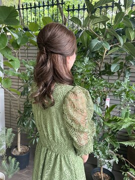 ダブル(W) 【hair salon W】簡単ハーフアップアレンジ
