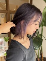 美容室 アイディー i-dee&nbsp;デザインカラー/紫系カラー