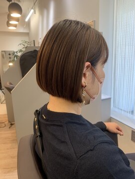 ジエクトアイロ 江坂駅前 ヘーゼルブラウン チョコレートブラウン 白髪ぼかしハイライト