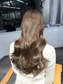 ミョンシル ブリーチなしミルクブラウン