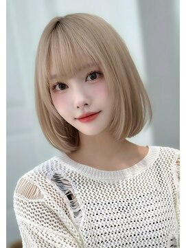 ダブルカラー/ケアブリーチ+イルミナカラー+トリートメント