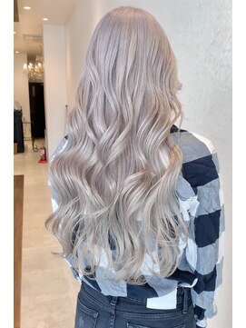 ラグーン(LAGOON) ホワイトミルクティーベージュ/バレイヤージュ/ケアブリーチ