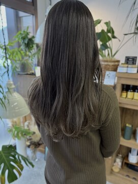 ムニ(MUNI) グレージュ×ロング！