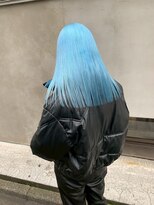 ペレ 原宿(PELE) ダブルカラー/ケアブリーチ/羽エクステ/原宿