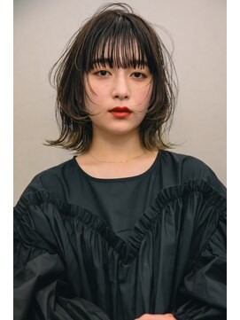 クロム バイ リエット(Chlom by Lietto) 【Chlom 新宿】外はねボブ+スモーキーアッシュ★New Open