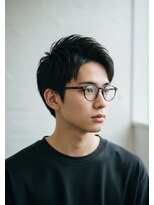 デバイス バイ フレイムス 越谷(DEVICE by Frames)&nbsp;メンズカット/爽やかに動くフェザーパーマ/センターパート/越谷