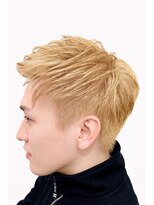 ミューク(mjuk)&nbsp;ハイトーンショート × ナチュラルアップバング