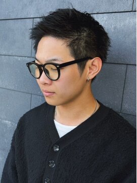 メンズサロンオー 宮崎(Men's salon O.) ビジネスヘア スパイキーショート メンズカット 刈り上げ 短髪