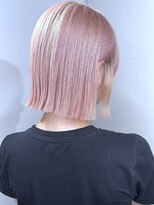 ブレイズヘアー(BLAZEhair)&nbsp;【モテ髪ハイトーン】ホワイトミルクティピンク×ブリーチ３回