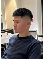 グラッシー(GLASSY)&nbsp;スキンフェード/クロップスタイル/スパイキーベリーショート＃