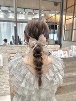 フェリア 渋谷(Feria)&nbsp;【Feria】 編みおろしアレンジ  福田沙也加