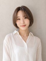 フェイス 石川町 (FACE) コンパクトショートボブ × オリーブベージュ