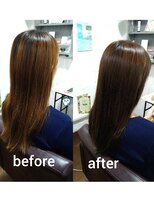 コルテ 倉敷西坂店(CoRte.)&nbsp;【before/after】自然体なのに、圧倒的に綺麗/美人ストレート