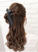 くるみちゃんヘア渋谷ヘアセットハーフアップ表参道ヘアメイク