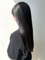 ロックス バイ マグ 松本(rocks BY MAG)&nbsp;透明感◎ブリーチなし髪質改善ダークグレージュ×ロング艶カラー