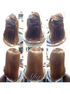 ノーブロー 酸性縮毛矯正専門技師(No.Blow) 名古屋の酸性縮毛矯正。エアリーな柔らかさで美しい美髪矯正